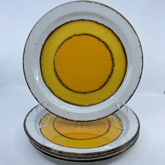 vintage stonehenge midwinter dinner plates set of 4 1970's - Picture 1 of 4